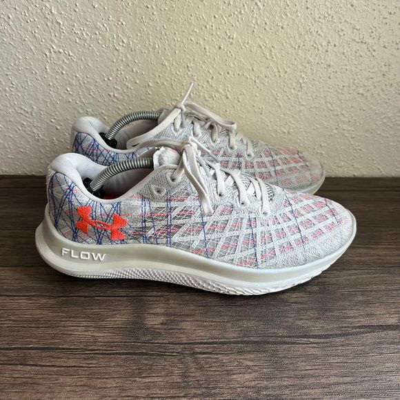 Under Armour Velociti Wind Flow Grey Athletic Running Shoes Womens Size 8.5 - Picture 1 of 7